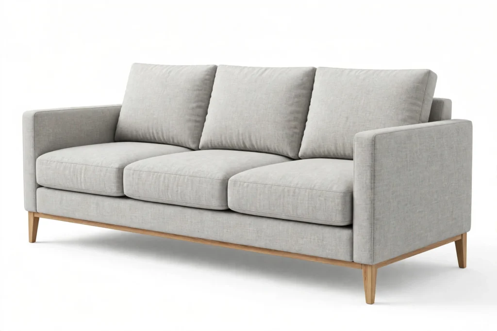 EverComfort 3-Seater Fabric Sofa
